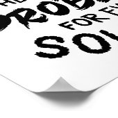 Blijf weg van negatieve mensen poster (Hoek)