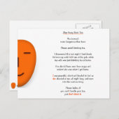 Blijf weg van Tea Not Beer Funny Wife Joke Humor Briefkaart (Voorkant / Achterkant)