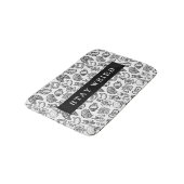 Blijf Weird Black & White Human Anatomlogy Biology Badmat (Gekanteld)