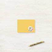 Blijf Weird Skateboarden Madeliefje Post-it® Notes (Op bureau)