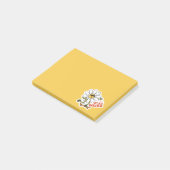 Blijf Weird Skateboarden Madeliefje Post-it® Notes (Schuin)