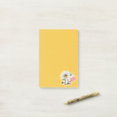 Blijf Weird Skateboarden Madeliefje Post-it® Notes (Op bureau)