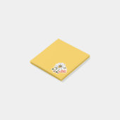 Blijf Weird Skateboarding Madeliefje Post-it® Notes (Schuin)