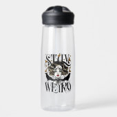 Blijf Weird Waterfles (Voorkant)