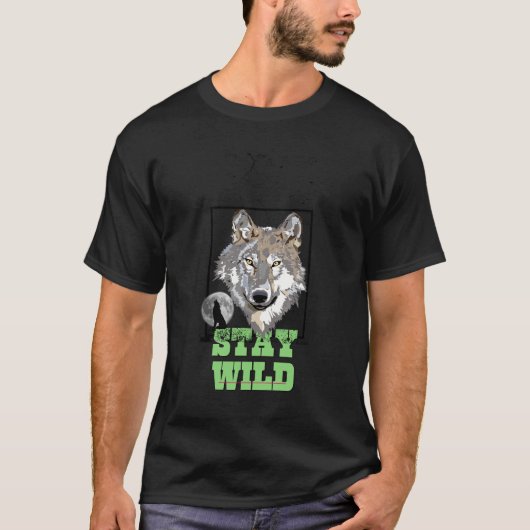 Blijf wild 2024 t-shirt (Voorkant)