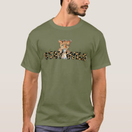 Blijf Wild Animal Print Design met Oerwoud Vibes T-shirt