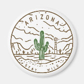Blijf Wild Arizona Magnet (Voorkant)