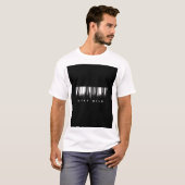 Blijf wild barcode bos t-shirt (Voorkant volledig)