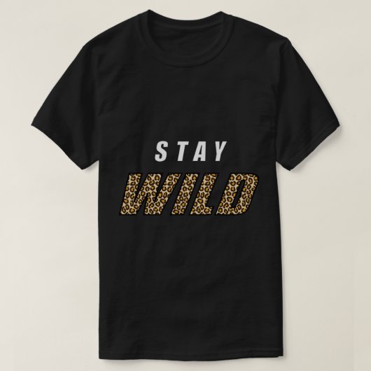 Blijf Wild Ben Azelart T-shirt (Design voorkant)