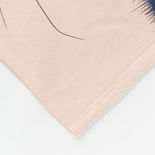 Blijf Wild, Bloem Kind Kat Bloemen Fleece Deken (Hoek)