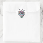 Blijf Wild Bloem Vrije Bloem Sticker (Tas)