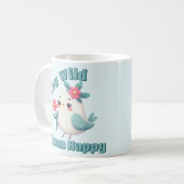 Blijf Wild Bloom Happy Koffiemok (Voorkant links)