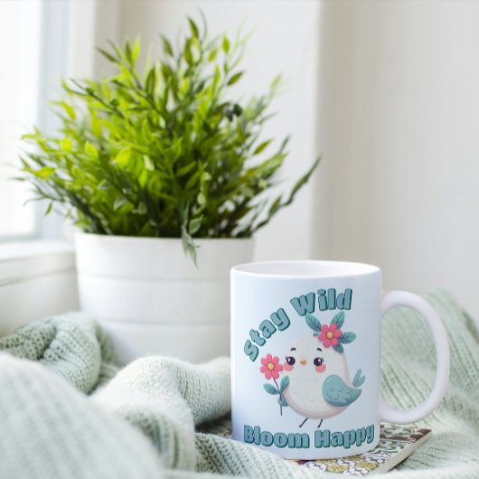 Blijf Wild Bloom Happy Koffiemok