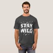 Blijf Wild Boho Style T-shirt (Voorkant volledig)