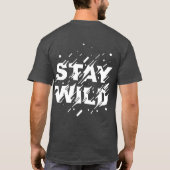 Blijf Wild Boho Style T-shirt (Achterkant)