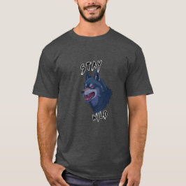 Blijf Wild Bold Wolf Spirit T-shirt
