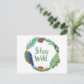 Blijf wild Briefkaart (Staand voorkant)