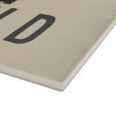 Blijf Wild Buffalo Typografie Snijplank (Hoek)