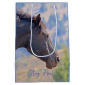 Blijf Wild, cadeautas. Medium Cadeauzakje (Achterkant)