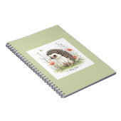 Blijf Wild Cute Egeltje Bos  Notitieboek (Rechterzijde)