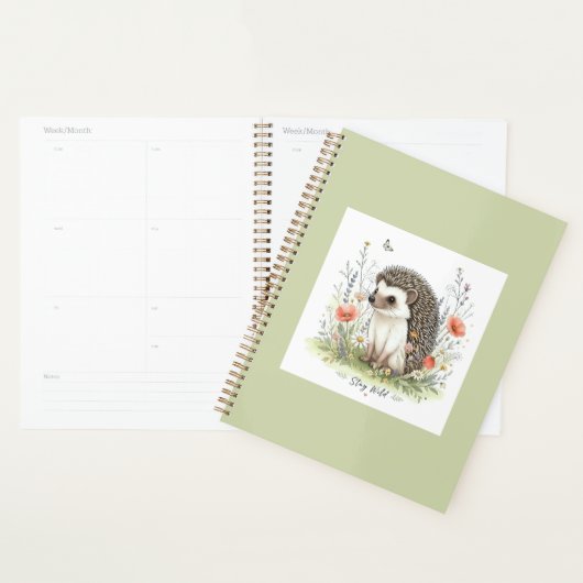Blijf Wild Cute Egeltje Bos Planner (Display)