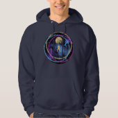 Blijf wild - Dans Maanstelsel Hoodie (Voorkant)