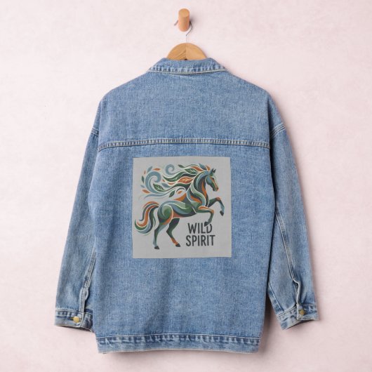 blijf wild denim jacket (Hangar)