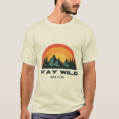Blijf Wild en Vrij T-shirt (Voorkant)