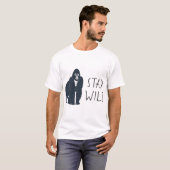 Blijf Wild Gorilla Silhouette T-shirt (Voorkant volledig)