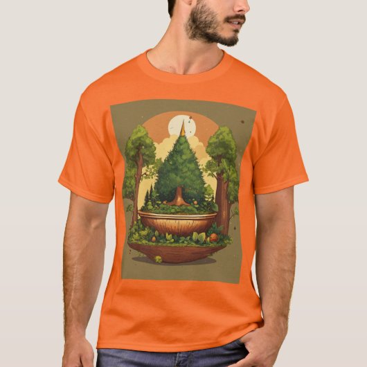 Blijf wild grafisch T-shirt (Voorkant)