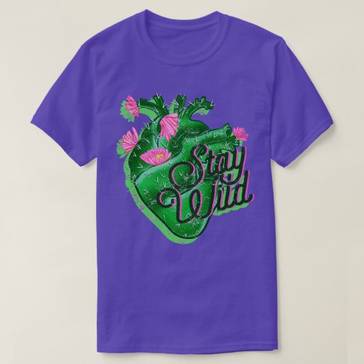 BLIJF WILD HEART T-SHIRT (Design voorkant)