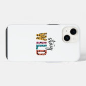 Blijf Wild iPhone Hoesje (Achterkant horizontaal)