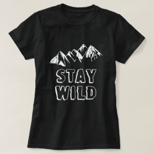 Blijf wild Kamperen T-shirt