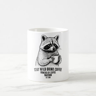 Blijf Wild Koffie Drinken - Grappige Koffie liefhe Koffiemok