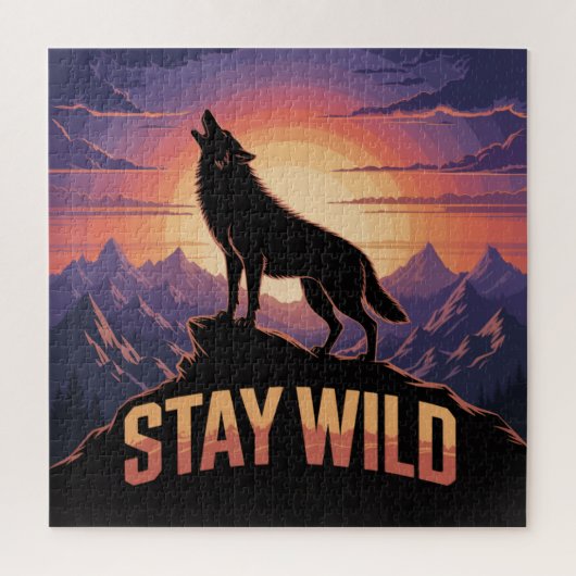 Blijf Wild Legpuzzel (Verticaal)