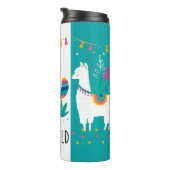 Blijf Wild Llama Tumbler, geïsoleerde Tumbler, Thermosbeker (Geroteerd rechts)