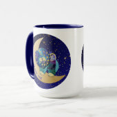 BLIJF WILD MAAN KIND Chow 15 oz mok (Voorkant links)