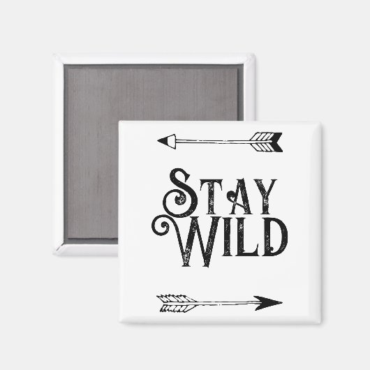 Blijf wild magneet (Voorkant / Achterkant)