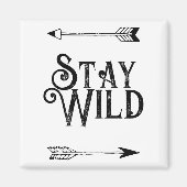 Blijf wild magneet (Voorkant)