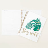 Blijf Wild Modern Baardige Schedel Planner