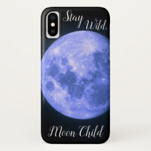 Blijf Wild, Moon Child Case-Mate iPhone Case