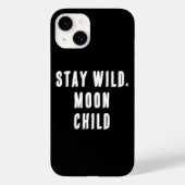 Blijf wild, Moon Child Case-Mate iPhone Case (Achterkant)
