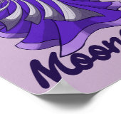 Blijf Wild Moon Child Moon Goddess Art MoonChild Poster (Hoek)