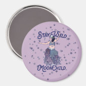 Blijf Wild Moon Child MoonChild Belly Dancer Art Magneet (Voorkant / Achterkant)