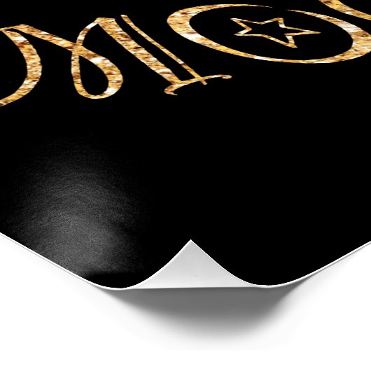 Blijf Wild Moon Child Quote Golden Dragonfly & Moo Perfect Poster (Hoek)