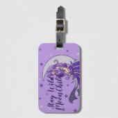 Blijf Wild Moon Kind Bagagelabel (Voorkant (verticaal))