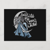 Blijf Wild Moon Kind Briefkaart (Voorkant)