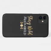 Blijf Wild Moon Kind Case-Mate iPhone Case (Achterkant (horizontaal))