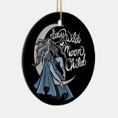 Blijf Wild Moon Kind Keramisch Ornament (Rechts)