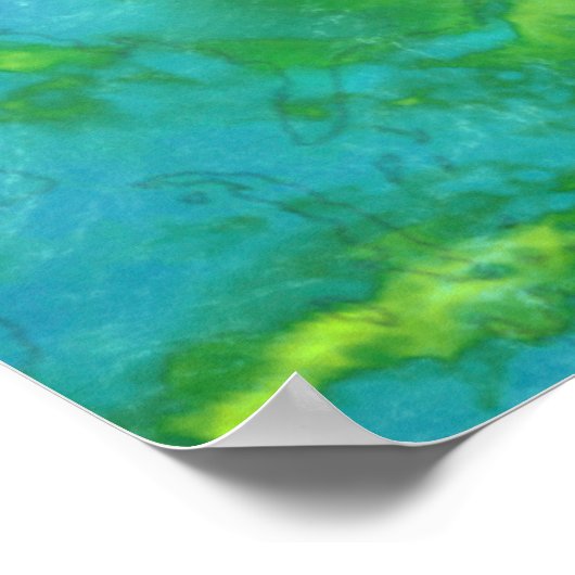 Blijf Wild Moon Kind Lime Groene Aarde Vet Poster (Hoek)